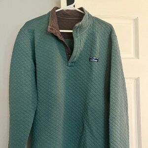 LL Bean Quilted Quarter Zip
